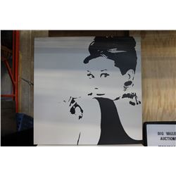 CANVAS WALL HANGING OF AUDREY HEPBURN