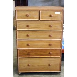 7-DRAWER MAPLE DRESSER