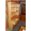 Image 2 : TWO PIECE PINE DISPLAY CABINET
