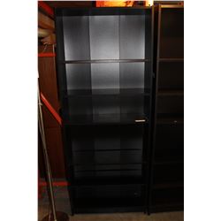BLACK BOOKSHELF
