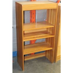 TWO SMALL BOOKSHELVES