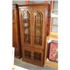 Image 1 : WALNUT DISPLAY CABINET