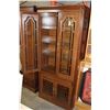 Image 2 : WALNUT DISPLAY CABINET