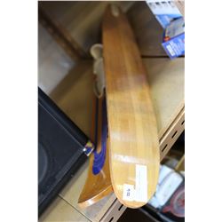 PAIR OF WOOD STARFIRE WATER SKIIS