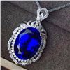 Natural Royal Blue Tanzanite 14.9 Carats Pendant