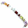 Natural Amethyst Citrine Garnet Peridot Topaz Bracelet