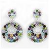 Image 1 : Natural Multi Gemstone EarRing