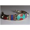 Tibet Hand Made Turquoise Lapiz Lazuli & Coral Bracelet
