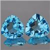 Natural Top Sky Blue Topaz Pair 10.00 MM