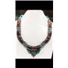 Image 1 : Tibet Hand Made Turquoise, Coral, Lapis Lazuli Necklace