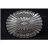 Image 2 : NAVAJO SILVER CONCHO BELT SIGNED S=L