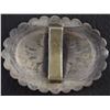 Image 8 : NAVAJO SILVER CONCHO BELT SIGNED S=L