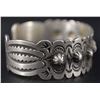 Image 3 : NAVAJO SILVER BRACELET BY VERNON TRACY