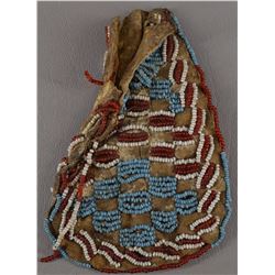 PLAINS BEADED POUCH