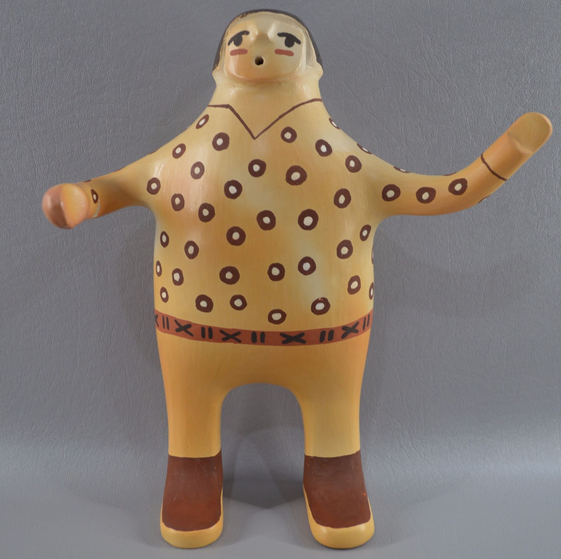 HOPI POTTERY FIGURE BY LARSON GOLDTOOTH