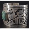 Image 2 : HOPI SILVER CUFF BY FRANK LAHALEON
