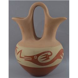 SAN ILDEFONSO POTTERY WEDDING VASE BY HELEN GUTIERREZ