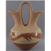 Image 3 : SAN ILDEFONSO POTTERY WEDDING VASE BY HELEN GUTIERREZ