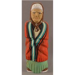 NAVAJO CARVED FIGURE BY DENNIS PIOCHE