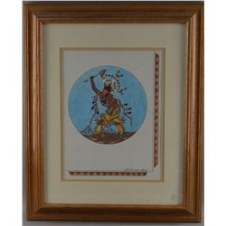 APACHE PAINTING BY CLINTIN BONI