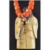 Image 5 : CORAL NECKLACE WITH CARVED PENDANT