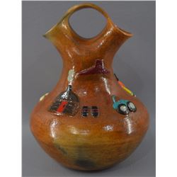 NAVAJO POTTERY WEDDING VASE