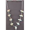 Image 1 : PUEBLO TURQUOISE FETISH NECKLACE