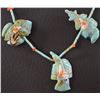 Image 2 : PUEBLO TURQUOISE FETISH NECKLACE