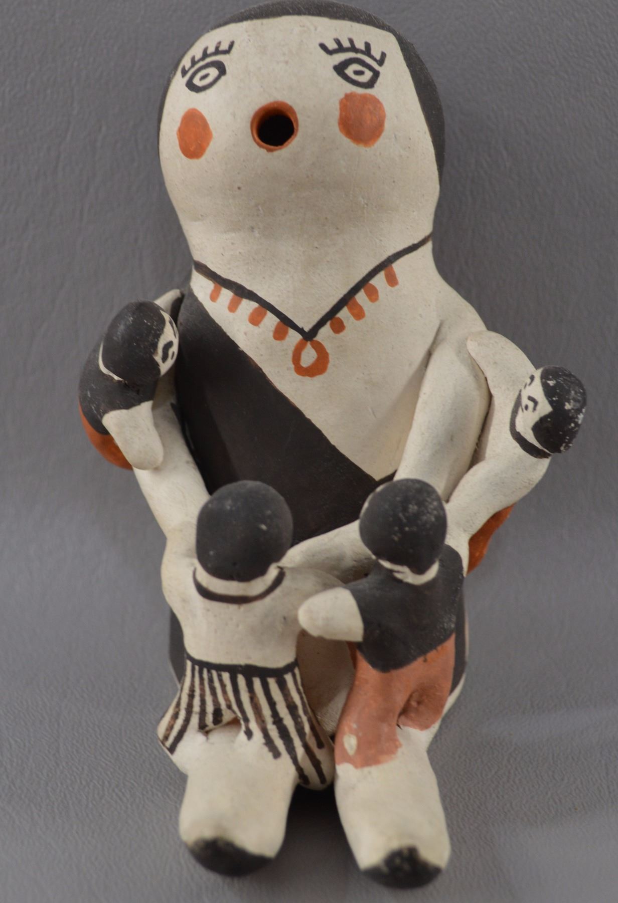ACOMA POTTERY STORYTELLER BY FRANCIS TORIVIO