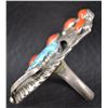 Image 2 : NAVAJO SILVER RING BY WHIRLING WIND (RAY MORTON)