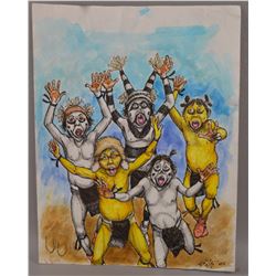 ORIGINAL HOPI PAINTING BY NEIL DAVID