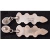Image 2 : NAVAJO SILVER EARRINGS J.B. PLATEREO