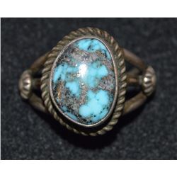 NAVAJO SILVER RING BY VERNON TRACY