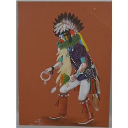 ORIGINAL HOPI PAINTING BY NEIL DAVID