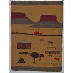 NAVAJO PICTORIAL TEXTILE