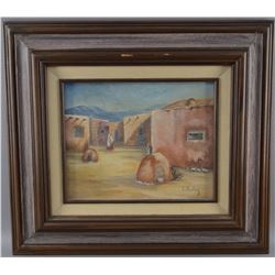 ORIGINAL NEW MEXICAN PAINTING BY LOIS DELONG