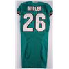 Image 1 : Lamar Miller Signed Dolphins Game Issued Jersey Inscribed "2012 Rookie Yr" (PSA COA) (JSA)