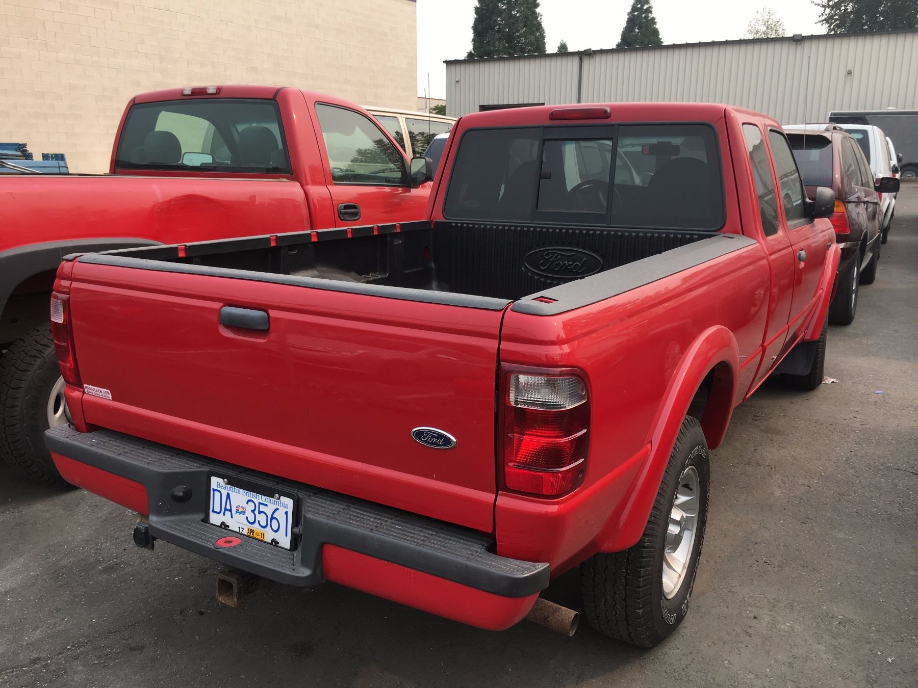 2003 FORD RANGER, PICKUP, RED, VIN#1FTYR44U53PA28675, 169,861KMS ...