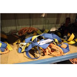 LOT OF ASSORTED FALL ARREST GEAR/HARNESSES