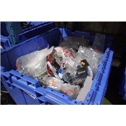 BIN OF ASSORTED ALTERNATIVE FUEL TESTING EQUIPMENT/PARTS