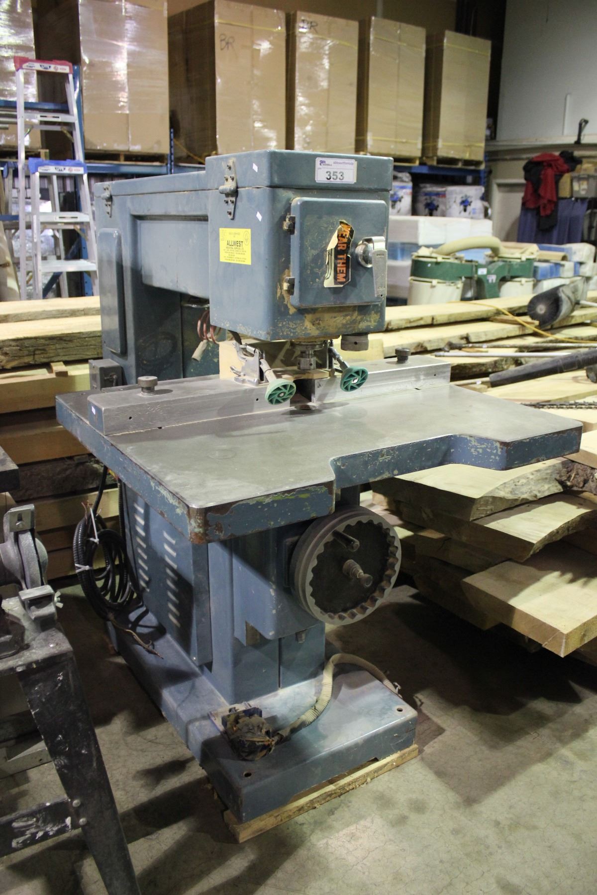 COOPER & HORTON SR-750 HEAVY DUTY SHAPER / ROUTER WITH FOOT CONTROL ...