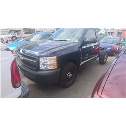 2011 CHEVROLET SILVERADO, BLUE, PICKUP, NO BOX, CHASSIS ONLY, VIN# 1GCNCPEX4BZ280886, 41,227KMS,
