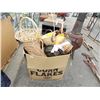 Image 1 : LARGE BOX OF BASKETS