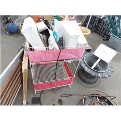 DOUBLE DISPLAY BIN & CONTENTS