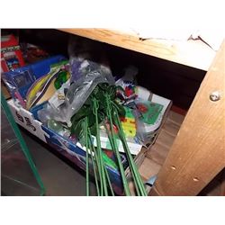 BOX OF ASSORTED NEW ITEMS FOR RESALE OR HOME