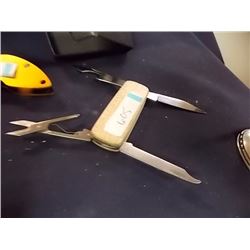 NEW MULTI KNIFE WOOD HANDLE