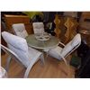 Image 1 : PATIO TABLE - 4 CHAIRS & CUSIONS