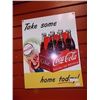 Image 1 : MEMORABILIA - METAL SIGN - COCA-COLA