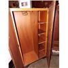 Image 2 : VINTAGE WALNUT FITTED MINI WARDROBE - 1940'S