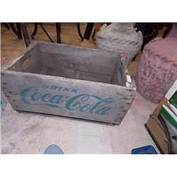 VINTAGE WOOD CRATE - COCA-COLA